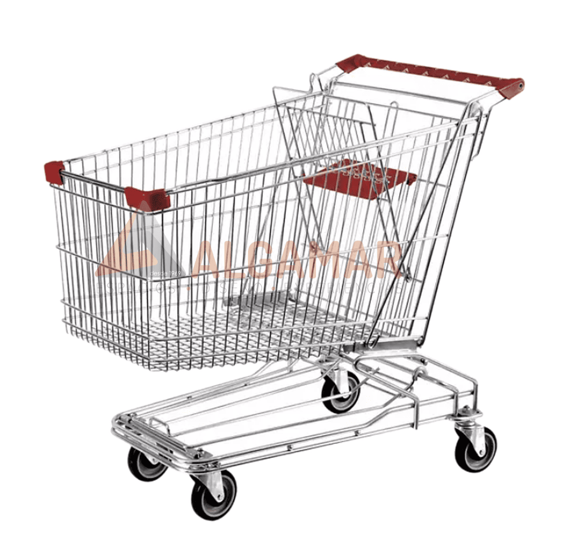 Carro de Supermercado 180L · Metálico