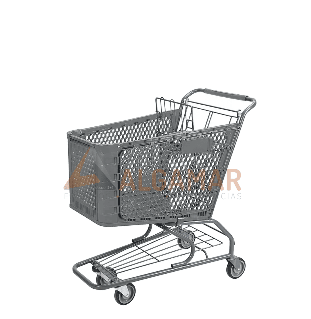 Carro de Supermercado 125L · Plástico
